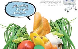 اینفوگرافیک ویتامین های مورد نیاز بدن انسان